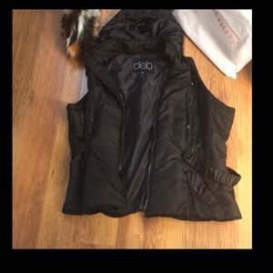 Deb Puffy  Vest with hood size 3x